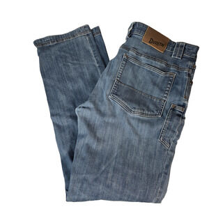 Duluth Trading Ballroom Jeans Men’s 34x32 Relaxed Fit Blue Denim Double Flex Str